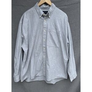 Abercrombie & Fitch‎ Shirt Mens XL Blue Stretch  Long Sleeve